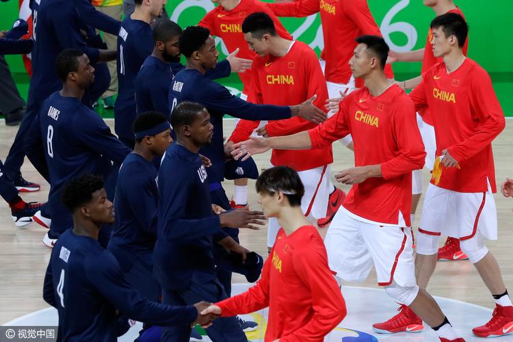 日本奥运会中国男篮vs美国男篮